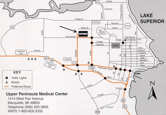 Map Of Marquette